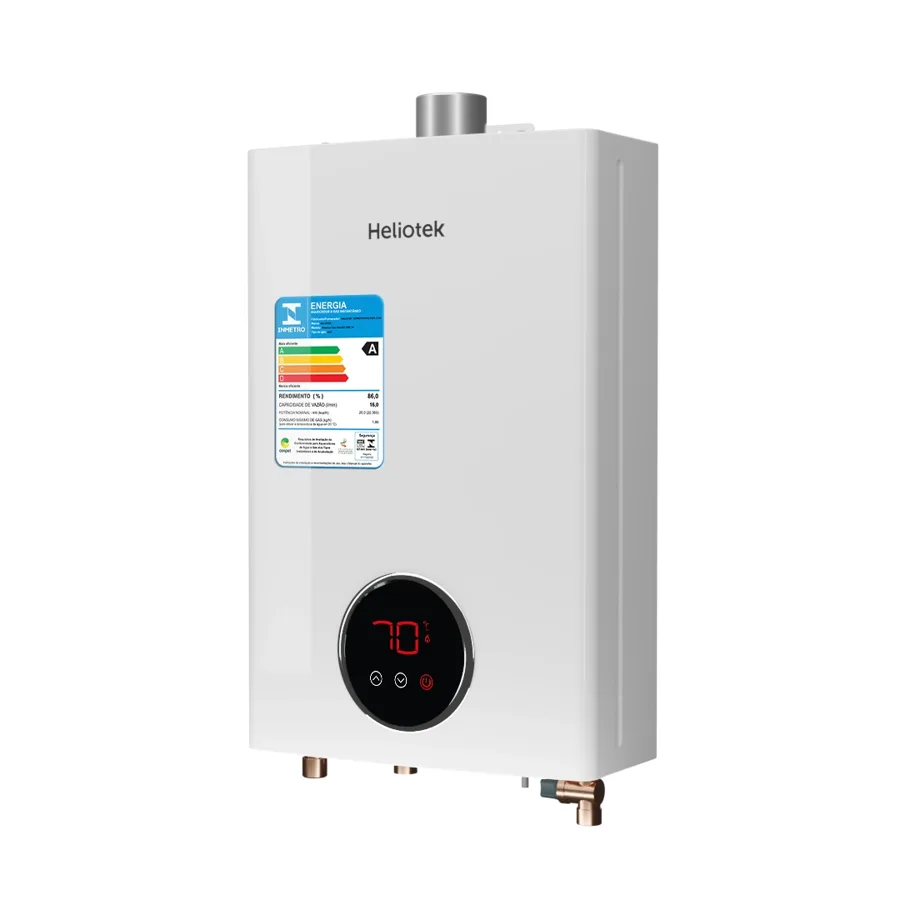 Aquecedor a gás Bosch Premium Gás Heliotek 16L e 21L 16L