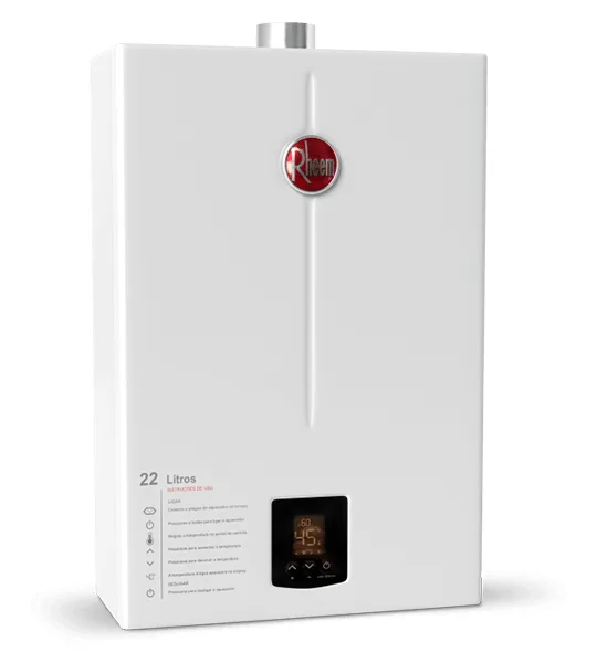 Aquecedor a gás Rheem Digital 22 Litros 22L