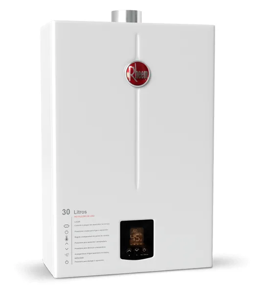 Aquecedor a gás Rheem Digital 30 Litros 30L