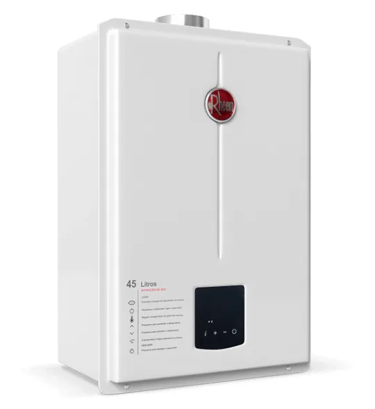 Aquecedor a gás Rheem Digital 45 Litros 45L