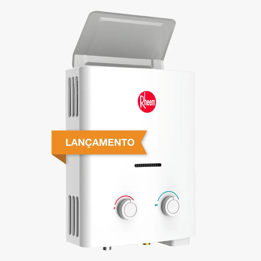 Aquecedor a gás Rheem Passagem a Gás 6,5L/min | Tipo A1AS 6,5L