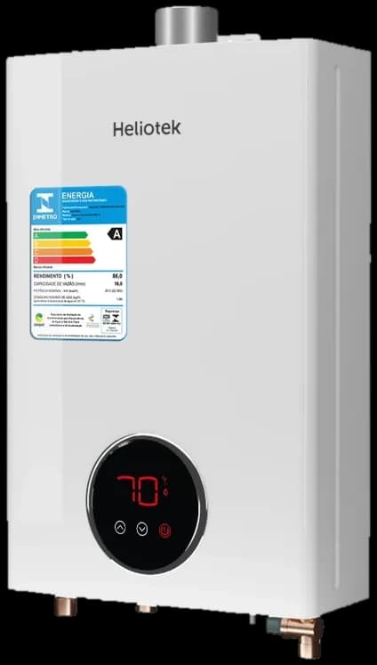 Aquecedor Premium Gás Heliotek 16L e 21L